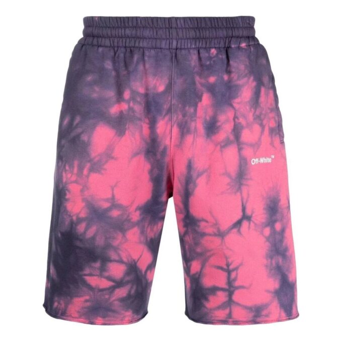 tie-dye treningsshorts «Pink»