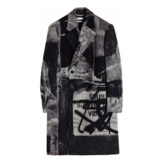 Tomek dobbeltradet frakk «Multicolor»