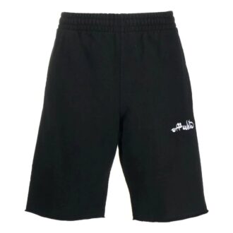 Track shorts med skriftlogo