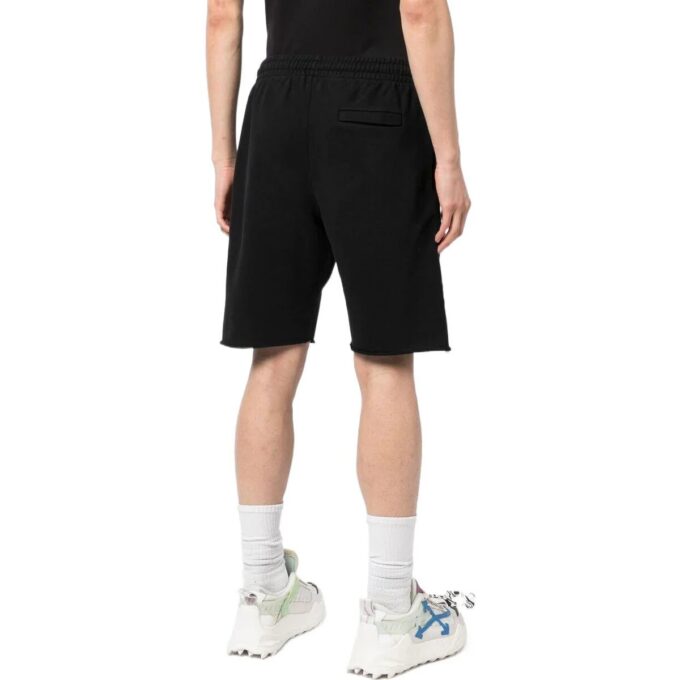 Track shorts med skriftlogo