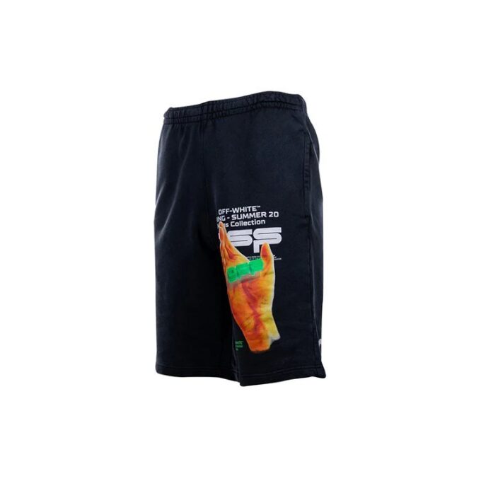 Trykk Casual Shorts-versjon Svart