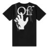 Trykk på ryggen, kort ermet, standardversjon, svart