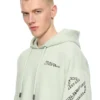 Type Diagonal Arrow Loose Hoodie