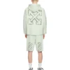 Type Diagonal Arrow Loose Hoodie