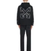 Type Diagonal Arrow Loose Hoodie