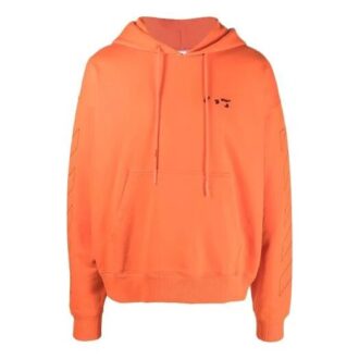 Unisex FW21 Logo-detalj Diag-stripe Oransje