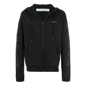 Unisex-jakke med trykk, svart/grå