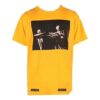 Unisex SS21 Co Virgil Ablo Ow T-skjorte Gul