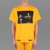 Unisex SS21 Co Virgil Ablo Ow T-skjorte Gul