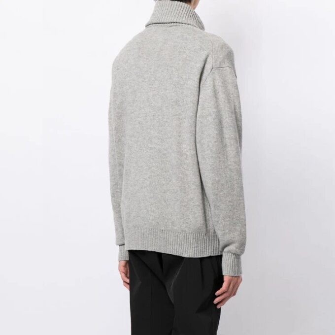 Unisex SS21-genser med brodert logo, grå
