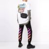 Unisex SS21 Graffiti Behind T-skjorte Hvit