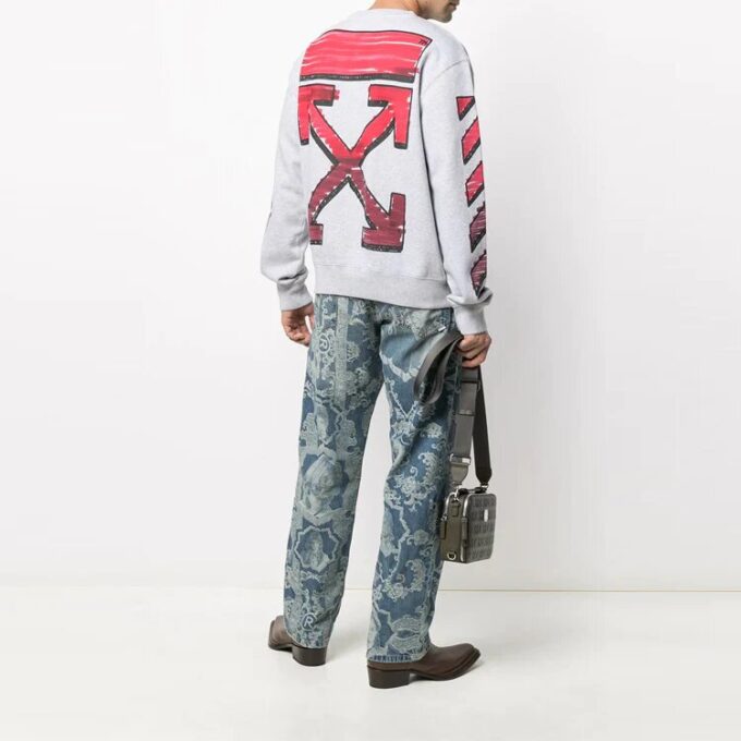 Unisex SS21 Logo-genser Grå