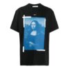 Unisex SS21 Mona Lisa-trykk Svart