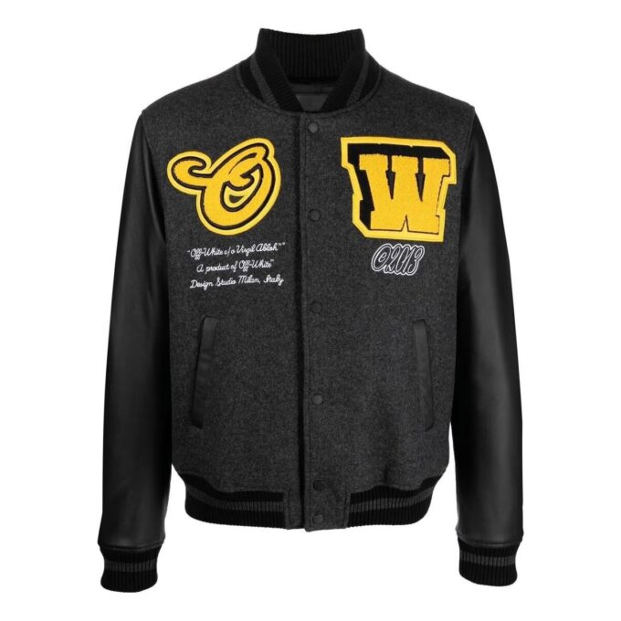 Varsity svart jakke