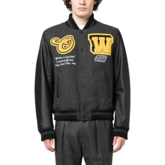 Varsity svart jakke