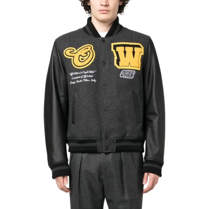 Varsity svart jakke