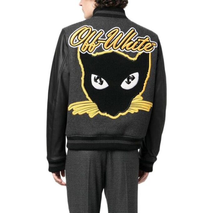 Varsity svart jakke