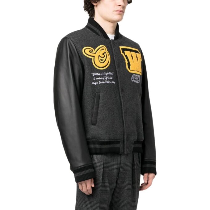 Varsity svart jakke