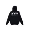 Virgil Abloh 01 Dingonal Alfabetisk og numerisk trykk, løs versjon, svart