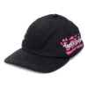 Virgil Abloh Stencil Baseball Cap Rosa/Svart