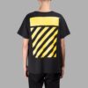 Virgil Abloh-trykk, kort ermet, svart