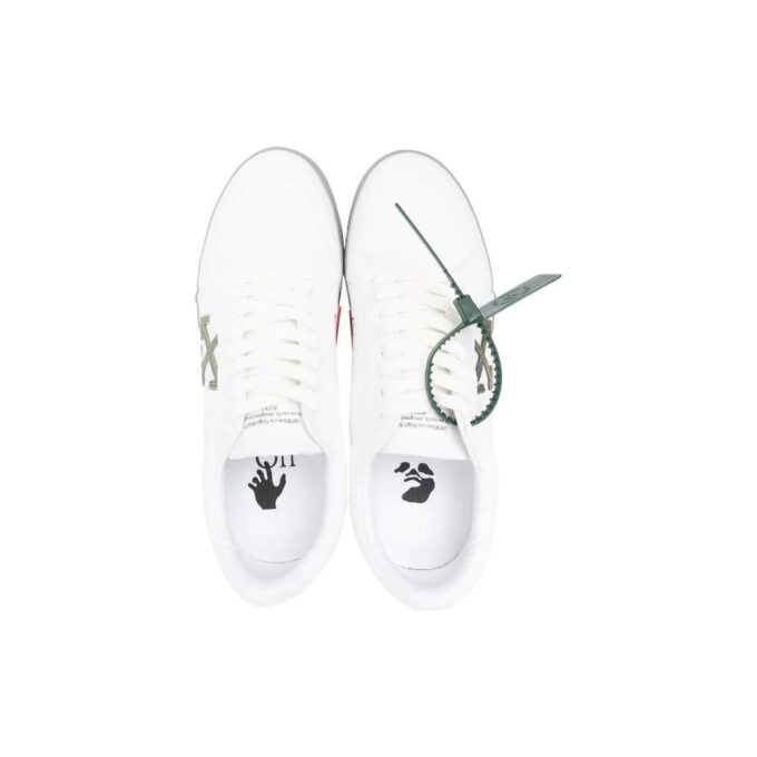 Vulc Low Canvas Sneaker «Hvit Grå Oransje»
