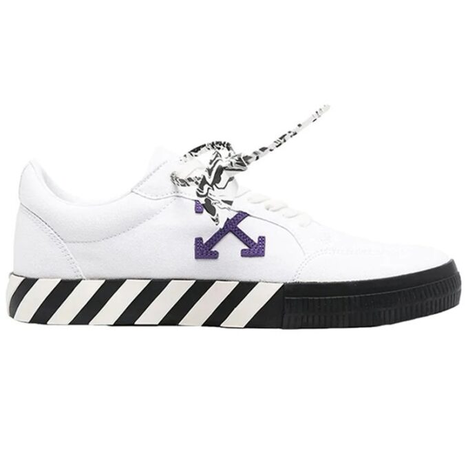 Vulc Sneakers Low «White Purple»