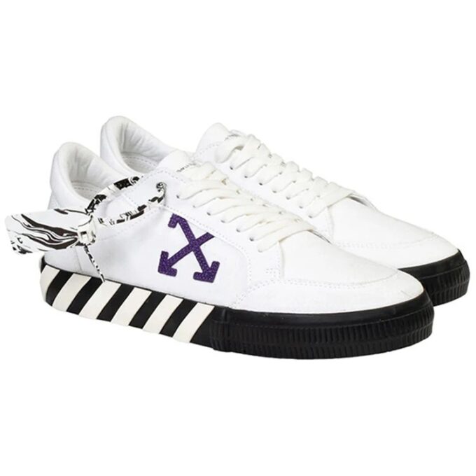 Vulc Sneakers Low «White Purple»