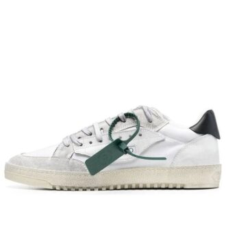 Vulcanized 5.0 lavt sneaker med slitt look «White Black»