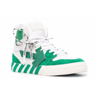 Vulcanized høyhælte sko &laquo;Green White&raquo;