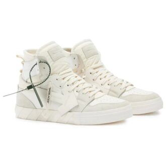 Vulcanized høyhælte «White Green»