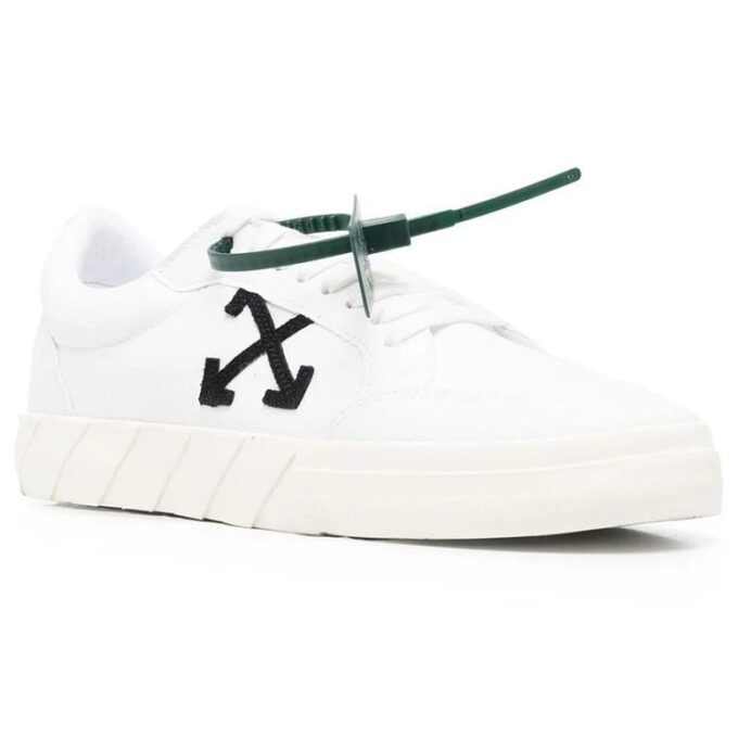 Vulcanized lavt kanvas «White Black Orange»