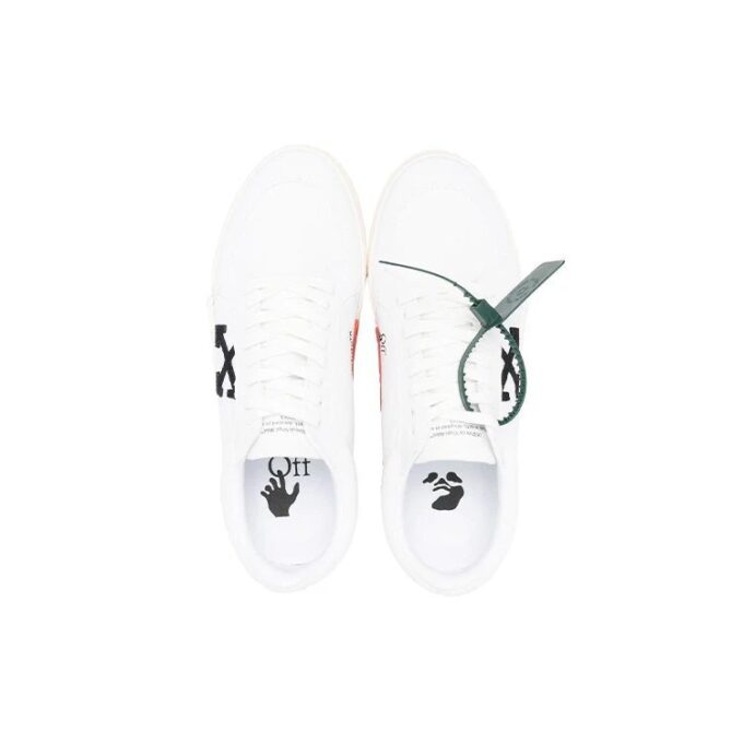 Vulcanized lavt kanvas «White Black Orange»