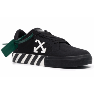 Vulcanized Low Canvas &laquo;Black White&raquo;