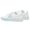 Vulcanized low sneaker «White Blue»