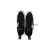 Vulcanized mid-top canvas Sneakers «Black White Green»