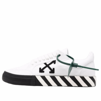 Vulcanzied Low Canvas «White Black»