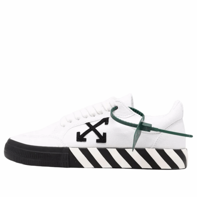 Vulcanzied Low Canvas «White Black»