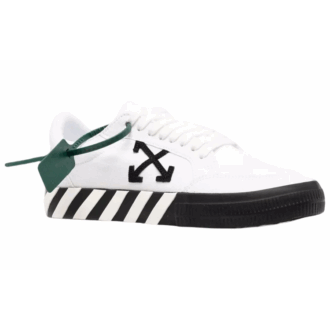Vulcanzied Low Canvas «White Black»