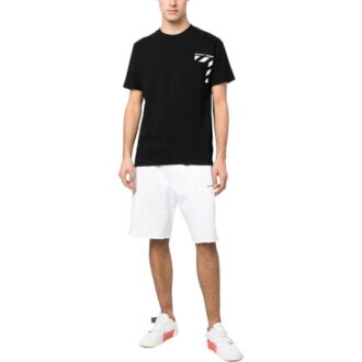 Wave Out Diag Mesh Shorts «White»