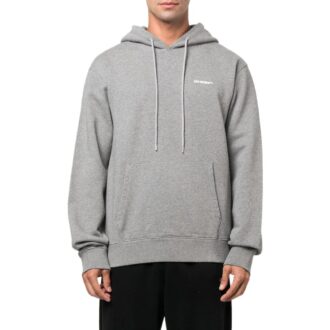 Wave Outline Diagonal Slim Hoodie &laquo;Grey Marl&raquo;