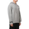 Wave Outline Diagonal Slim Hoodie &laquo;Grey Marl&raquo;