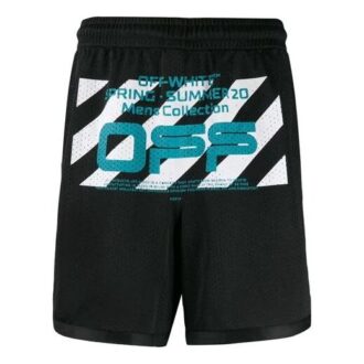 Wavy Line Mesh Shorts Svart/Flerfarget