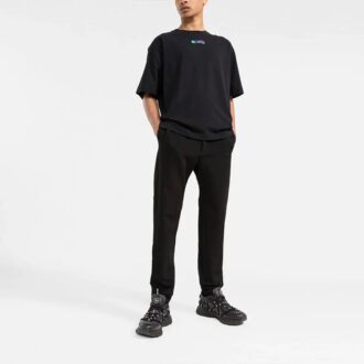Weed Arrows Oversized T-skjorte «Black Green»