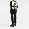 Weed Arrows Oversized T-skjorte «Black Green»