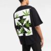 Weed Arrows Oversized T-skjorte «Black Green»