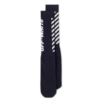 Wing Off Sock Stripe Alphabet Sokker Ett par Svart