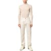 Zip-up-bukser med rette ben «Beige»